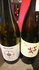 白ワインと日本酒