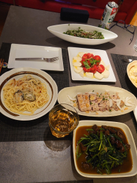 白ワインの夕食 白ワインの夕食