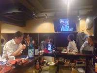柳田酒造の会　会場内