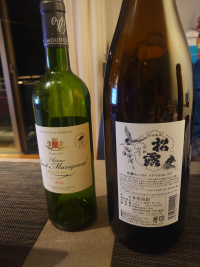 ワインと芋焼酎