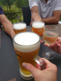 鹿沼ゴルフランチテラスビール 鹿沼ゴルフランチテラスビール