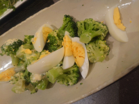 ブロッコリーと卵の温サラダ
