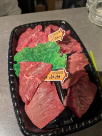 焼肉厚目赤身