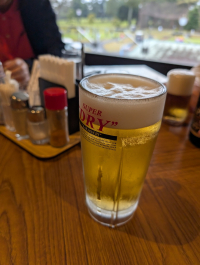 南たちゴルフ　ランチビール